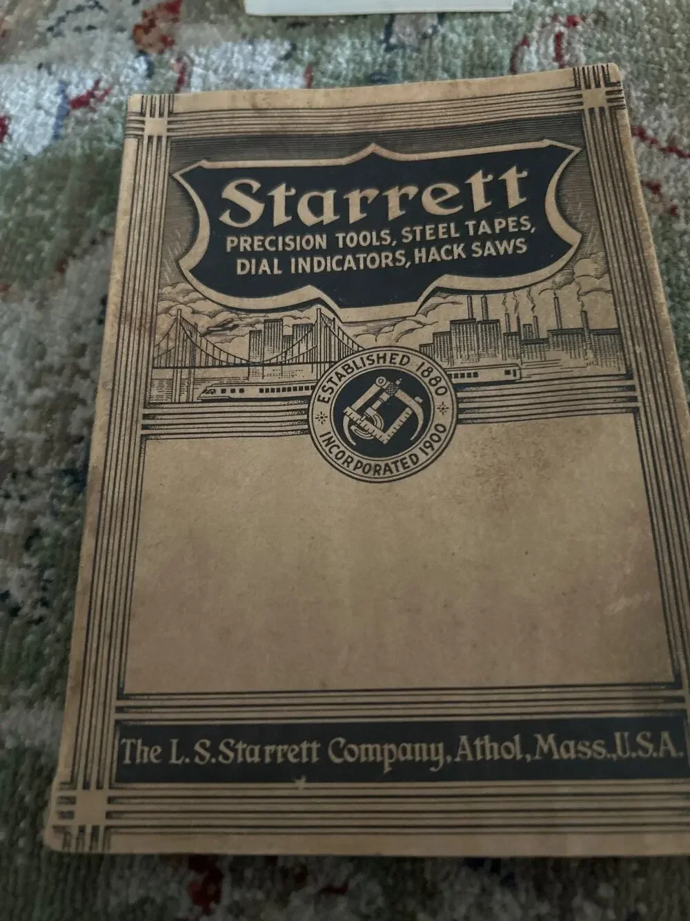1938 Starrett Catalog 26 -Precision Tools and Steel Tapes